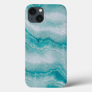 Sea Green Marble Texture iPhone 13 Case