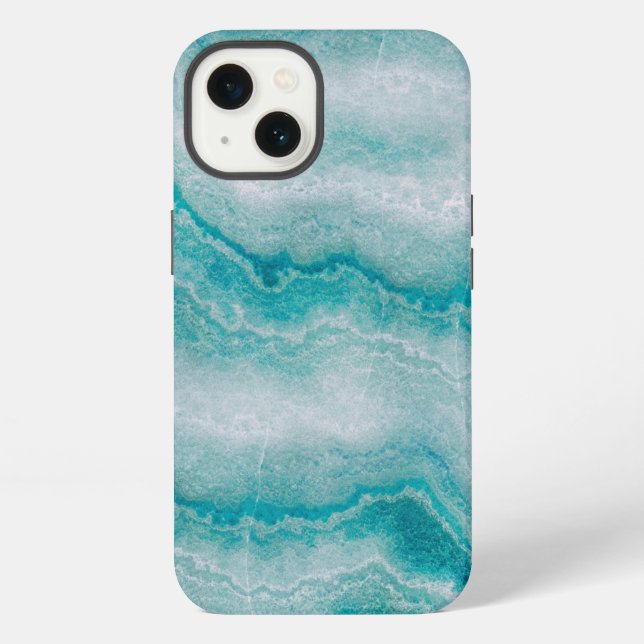 Sea Green Marble Texture  Iphone Case (Back)