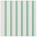 Sea Green &amp; Mint Cream Pattern of Stripes Fabric