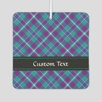 Sea Green, Purple and Blue Tartan Air Freshener