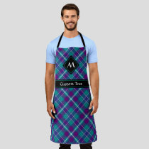 Sea Green, Purple and Blue Tartan Apron