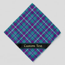 Sea Green, Purple and Blue Tartan Bandana