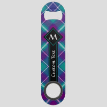 Sea Green, Purple and Blue Tartan Bar Key