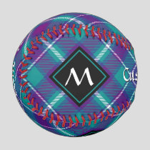 Sea Green, Purple and Blue Tartan Baseball