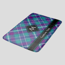 Sea Green, Purple and Blue Tartan Bath Mat