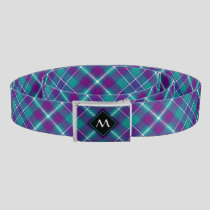 Sea Green, Purple and Blue Tartan Belt