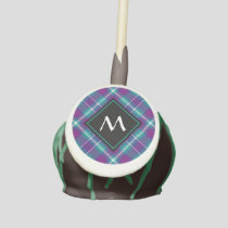 Sea Green, Purple and Blue Tartan Cake Pops