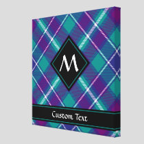 Sea Green, Purple and Blue Tartan Canvas Print