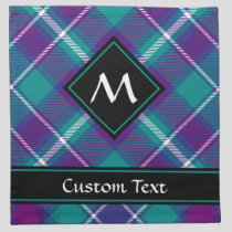 Sea Green, Purple and Blue Tartan Cloth Napkin