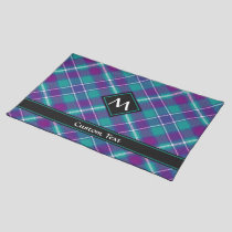 Sea Green, Purple and Blue Tartan Cloth Placemat