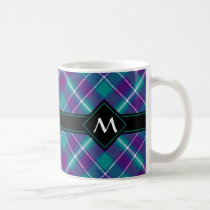 Sea Green, Purple and Blue Tartan Coffee Mug