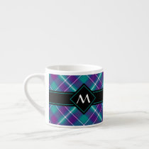 Sea Green, Purple and Blue Tartan Espresso Cup