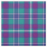 Sea Green, Purple and Blue Tartan Fabric