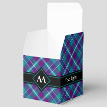 Sea Green, Purple and Blue Tartan Favor Boxes