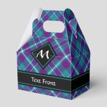 Sea Green, Purple and Blue Tartan Favor Boxes