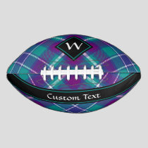 Sea Green, Purple and Blue Tartan Football