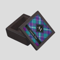 Sea Green, Purple and Blue Tartan Gift Box