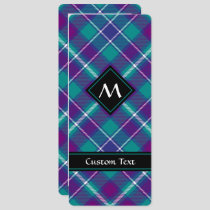 Sea Green, Purple and Blue Tartan Invitation