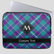 Sea Green, Purple and Blue Tartan Laptop Sleeve