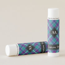 Sea Green, Purple and Blue Tartan Lip Balm