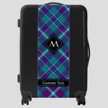 Sea Green, Purple and Blue Tartan Luggage