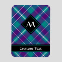 Sea Green, Purple and Blue Tartan Magnet
