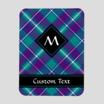 Sea Green, Purple and Blue Tartan Magnet