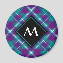 Sea Green, Purple and Blue Tartan Magnet