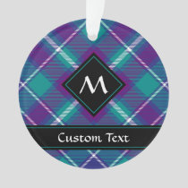 Sea Green, Purple and Blue Tartan Ornament