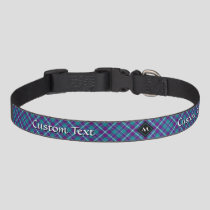 Sea Green, Purple and Blue Tartan Pet Collar