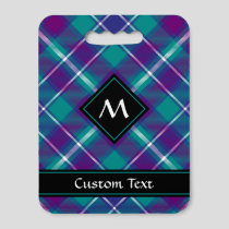 Sea Green, Purple and Blue Tartan Seat Cushion