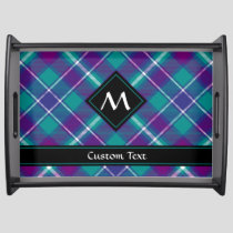 Sea Green, Purple and Blue Tartan Serving Tray