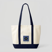 Sea Green, Purple and Blue Tartan Tote Bag