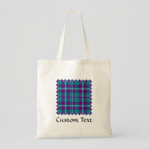 Sea Green, Purple and Blue Tartan Tote Bag