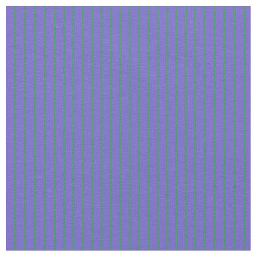 Sea Green & Slate Blue Pattern of Stripes Fabric