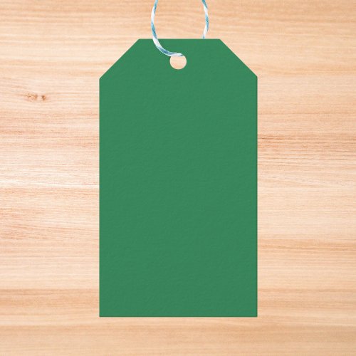 Sea Green Solid Color Gift Tags