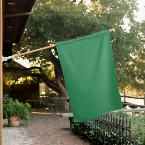 Sea Green Solid Color House Flag