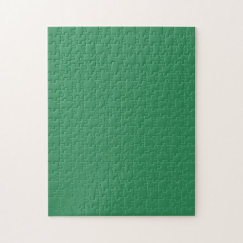 Sea Green Solid Color Jigsaw Puzzle