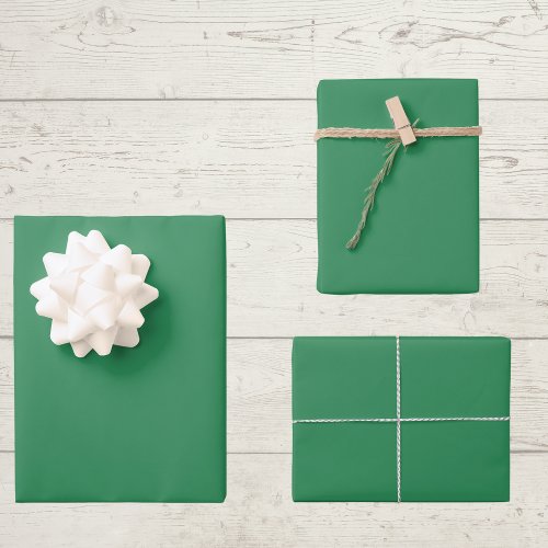 Sea Green Solid Color  Wrapping Paper Sheets