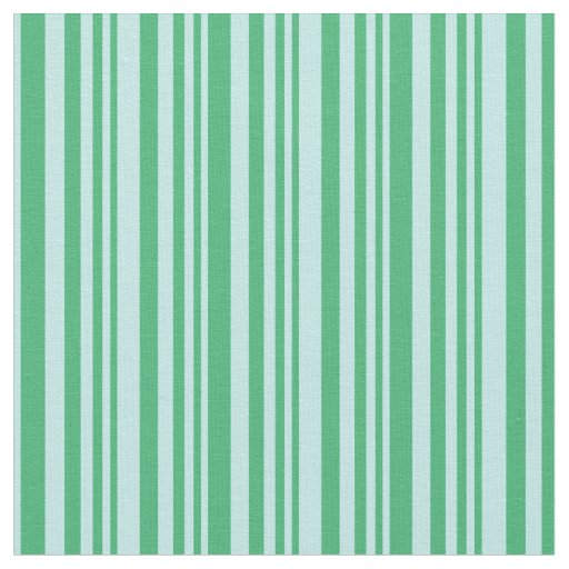 Sea Green & Turquoise Colored Lined Pattern Fabric