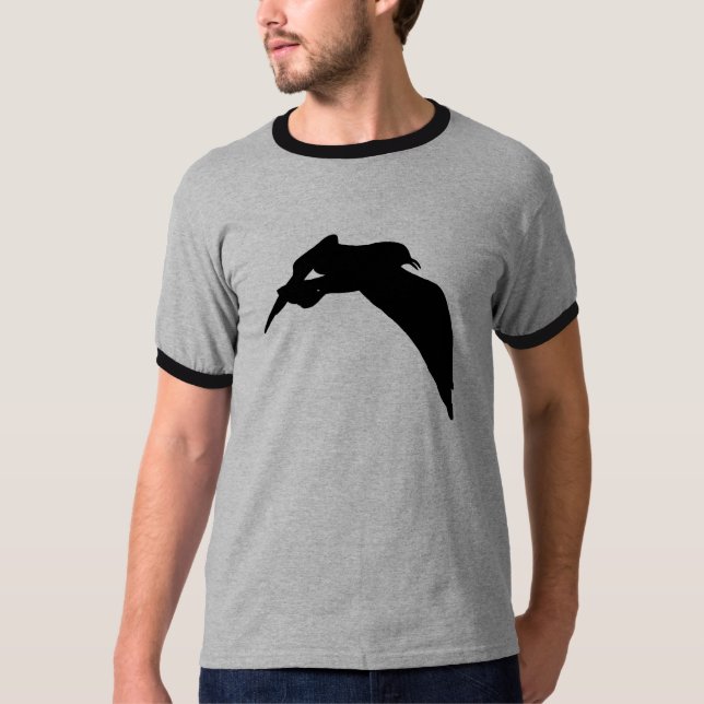Sea Gull Black Silhouette tshirt (Front)