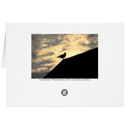 Sea Gull Sunset (Back Horizontal)