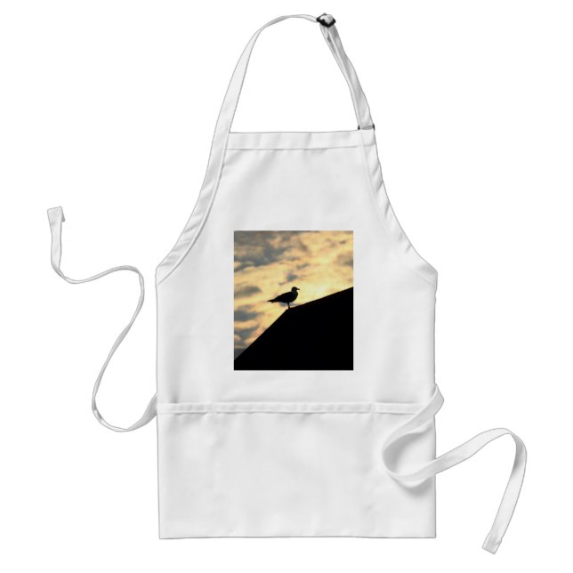 Sea Gull Sunset Adult Apron (Front)