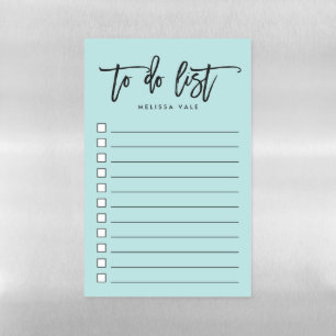 Sea Hand Lettered Personalized To-Do List Magnetic Dry Erase Sheet