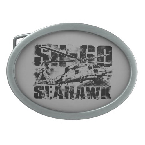 Sea hawk Oval Belt Buckle