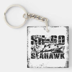 Sea hawk Square (double-sided) Keychain