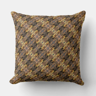 Sea Horse Abstract Throw Pillow