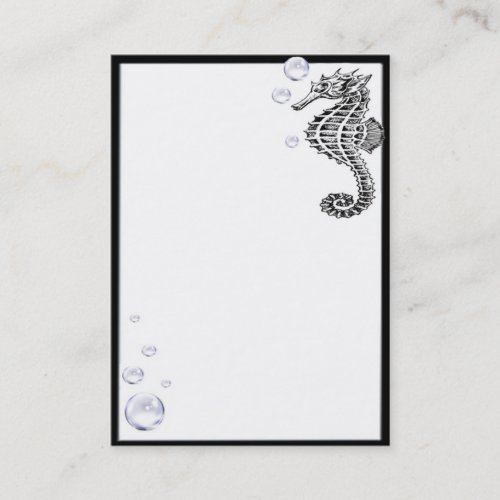 Sea Horse Business Card
