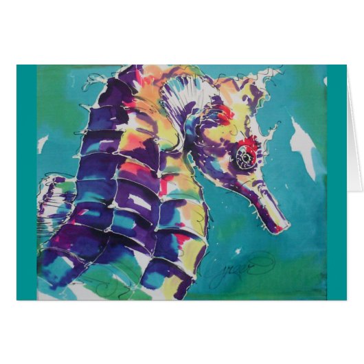 Sea Horse Cards (Front Horizontal)