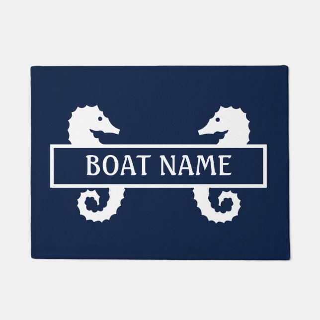 Sea Horse Dock Mat (Front)
